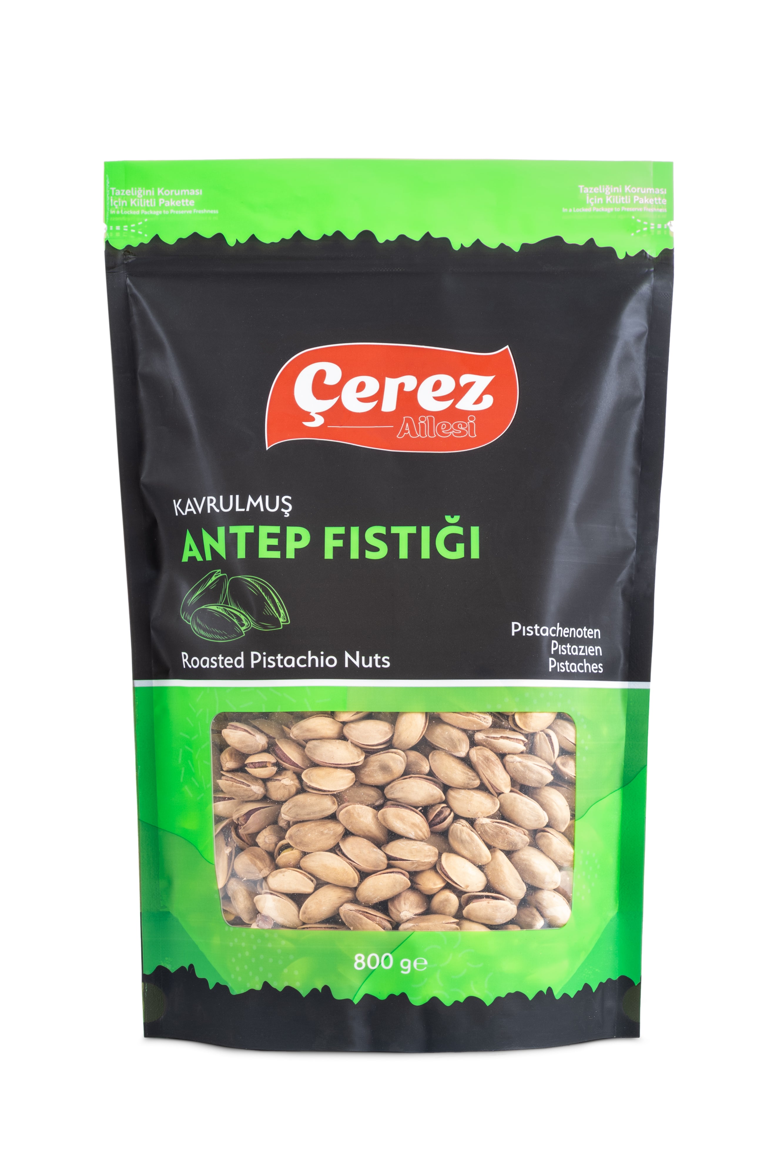 HİMALAYA TUZU İLE KAVRULMUŞ ANTEP FISTIĞI 800 GR